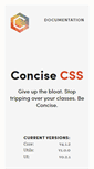Mobile Screenshot of concisecss.com